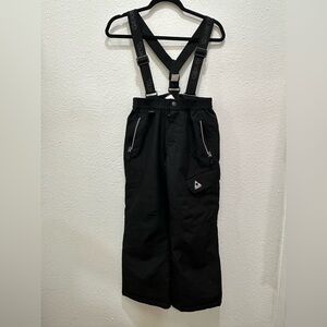 Gerry Weber Black kids Cargo Pants with Suspenders. Size M 10/12.